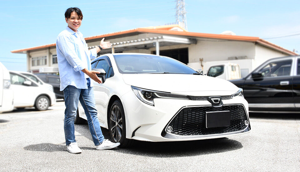 宜野湾市でTOYOTA・カローラに乗るならスーパー乗るだけセットがお得！